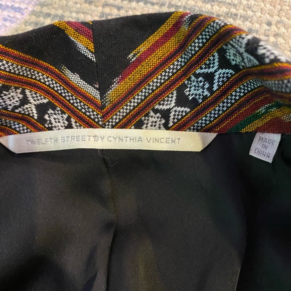 Twelfth Street by Cynthia Vincent size 0 ikat blazer (seen on Gossip Girl) - Picture 5 of 7